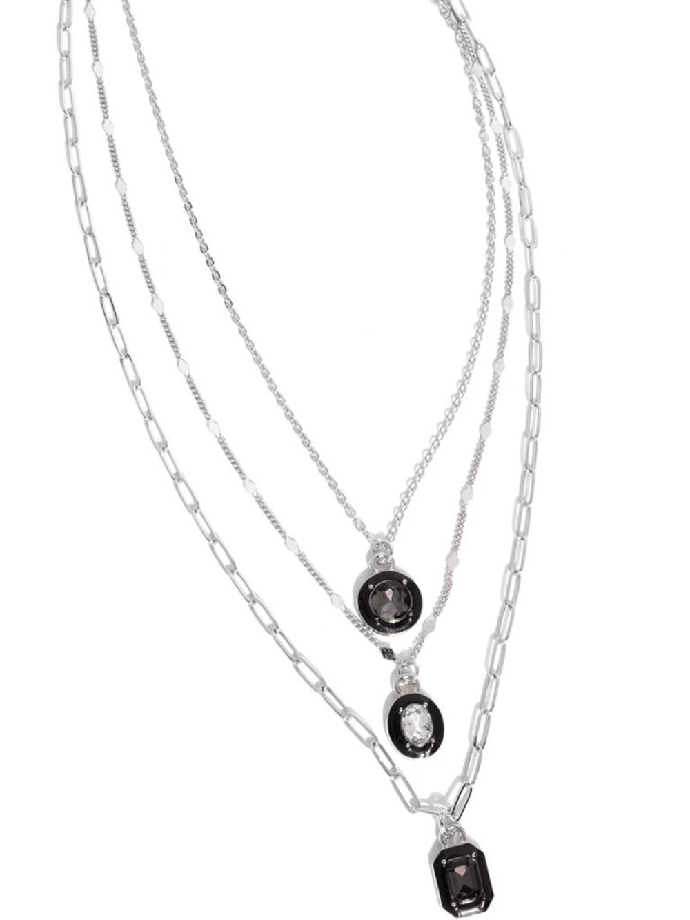 Paparazzi Driven Dazzle Black Necklace & Earrings Set